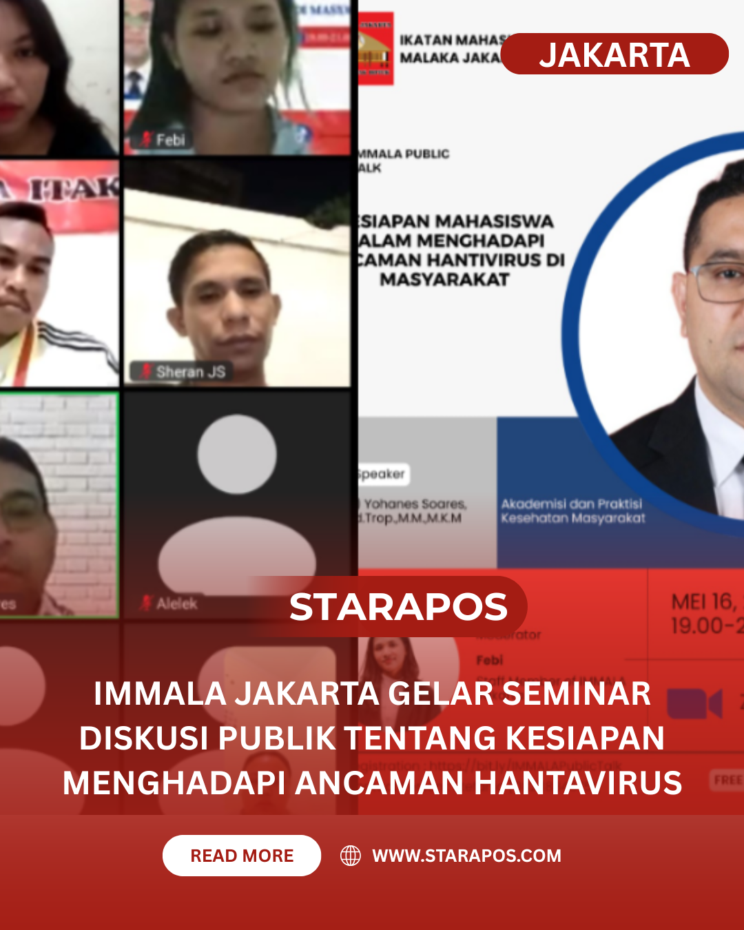 IMMALA Jakarta Gelar Seminar Diskusi Publik tentang Kesiapan Menghadapi Ancaman Hantavirus