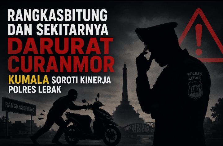 Rangkasbitung dan Sekitarnya Darurat Curanmor, KUMALA Soroti Kinerja Polres Lebak