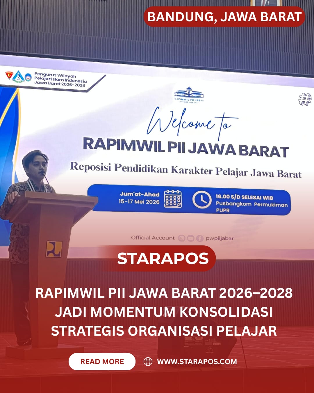Rapimwil PII Jawa Barat 2026–2028 Jadi Momentum Konsolidasi Strategis Organisasi Pelajar